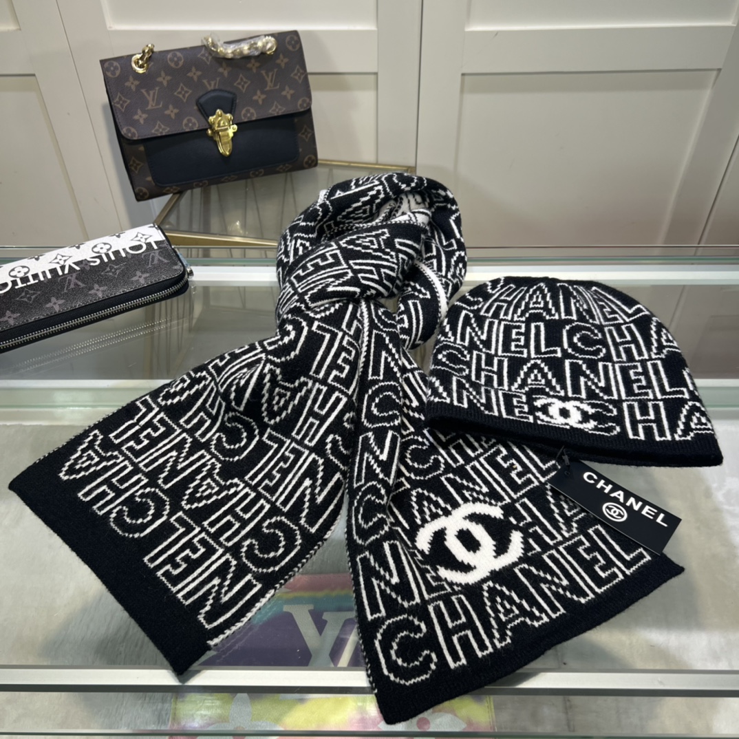 Chanel scarf hat 02 (14) 1499404