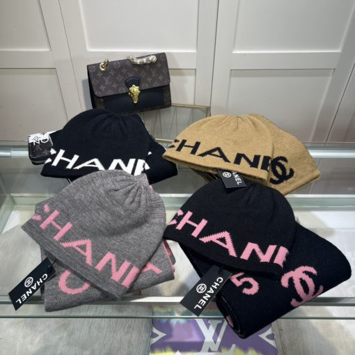 Chanel scarf hat 03 (1) 1499407