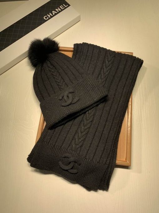 Chanel scarf hat hm (110) 1577872