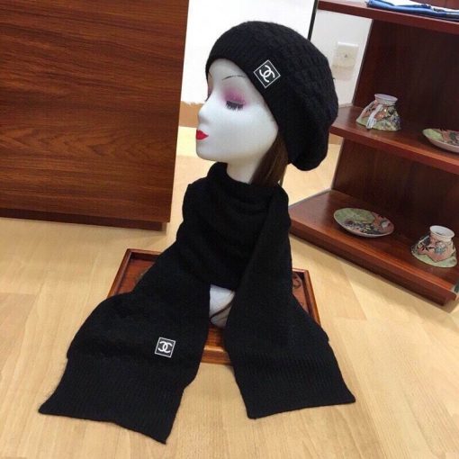 Chanel scarf hat hm (16) 1577774