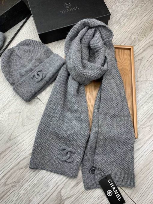 Chanel scarf hat hm (52) 1577811