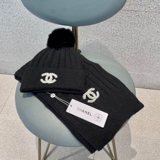 Chanel scarf hat hm (80) 1577839