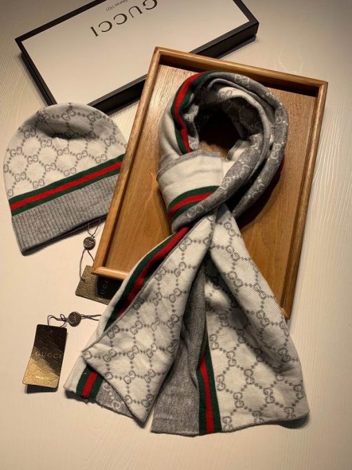 Gucci scarf Hat E01 (23) 1565844