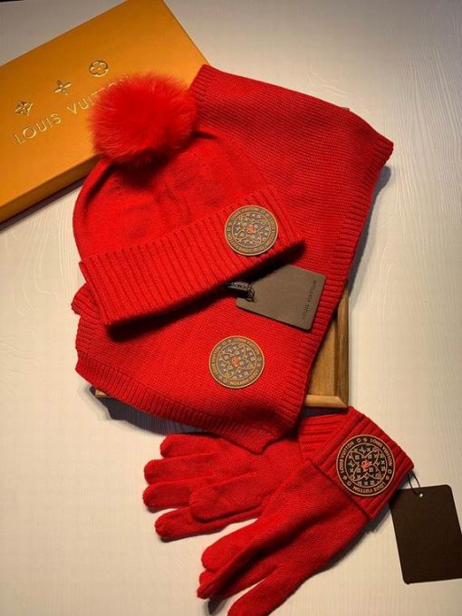 LV Scarf Hat Gloves 1 (2) 1468611