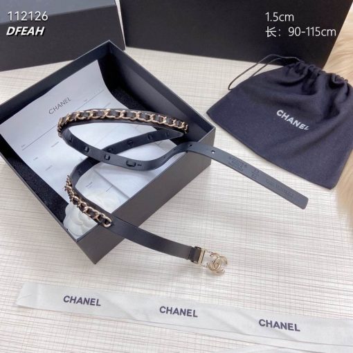 Chanel belt 15mmX90 115cm 8L (11) 1734923