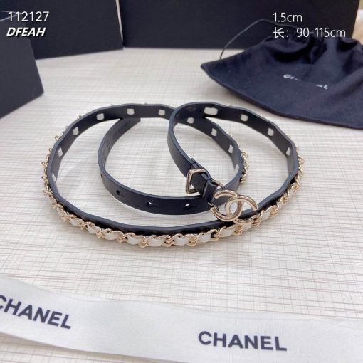 Chanel belt 15mmX90 115cm 8L (14) 1734927