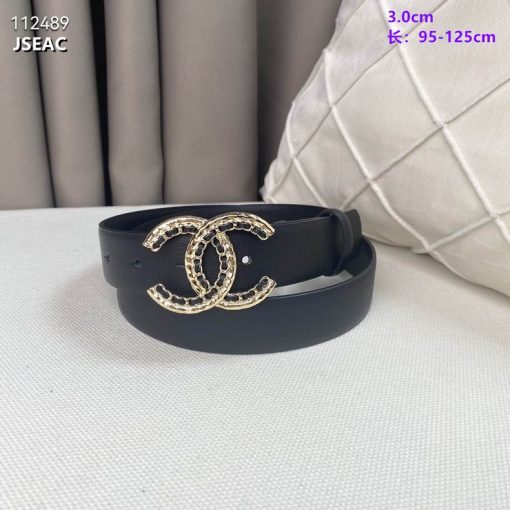 Chanel belt 30mmX95 125cm 8L (10) 1741352