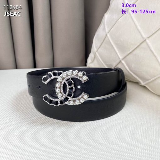 Chanel belt 30mmX95 125cm 8L (6) 1741362