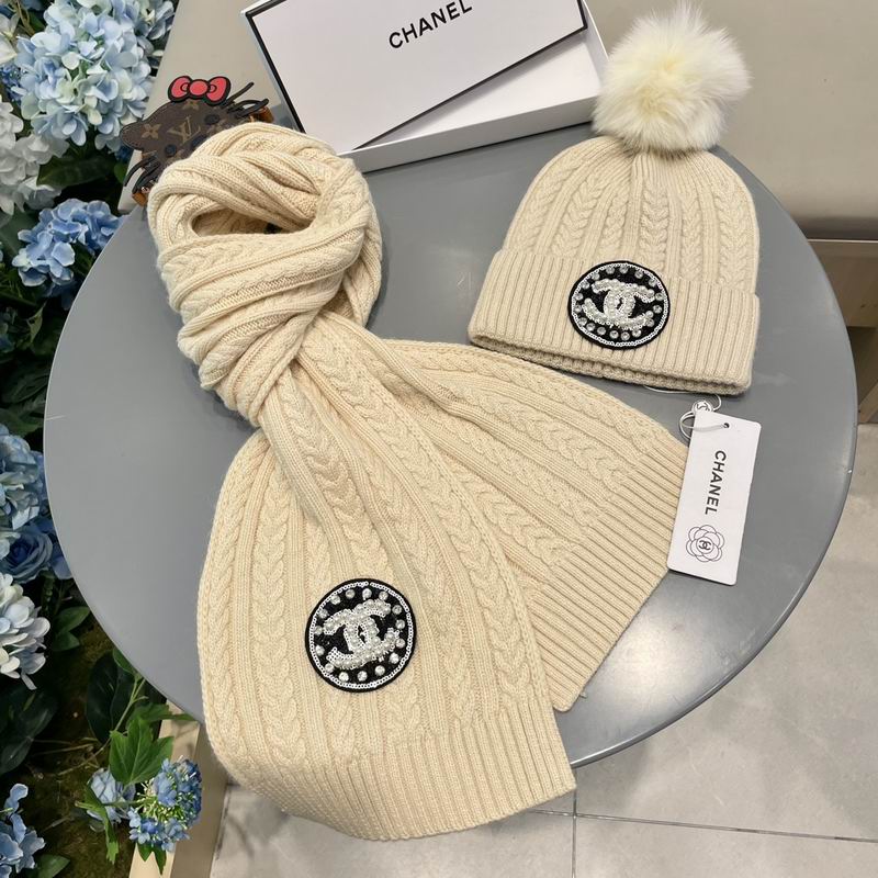 Chanel scarf hat (35) 2377419