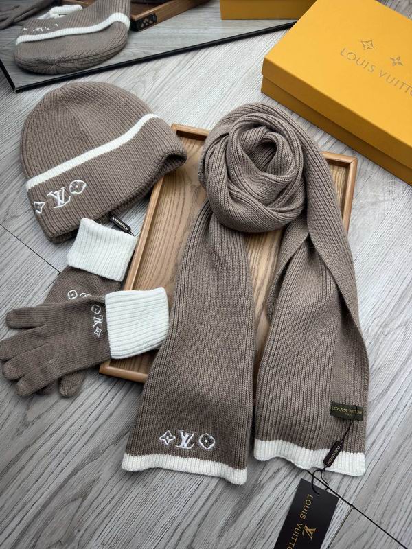 LV Scarf Hat Gloves 06 (44) 2311433