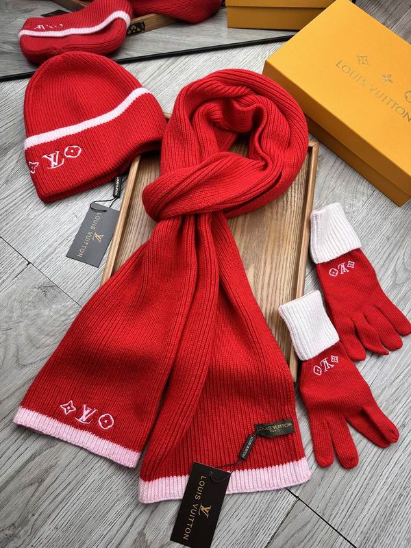 LV Scarf Hat Gloves 06 (4) 2311394