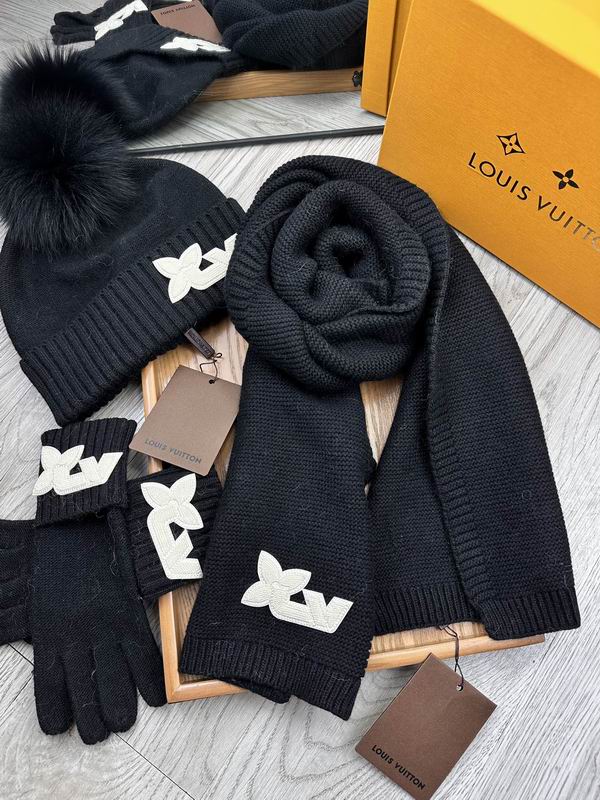 LV scarf hat Gloves 01 (17) 2311361