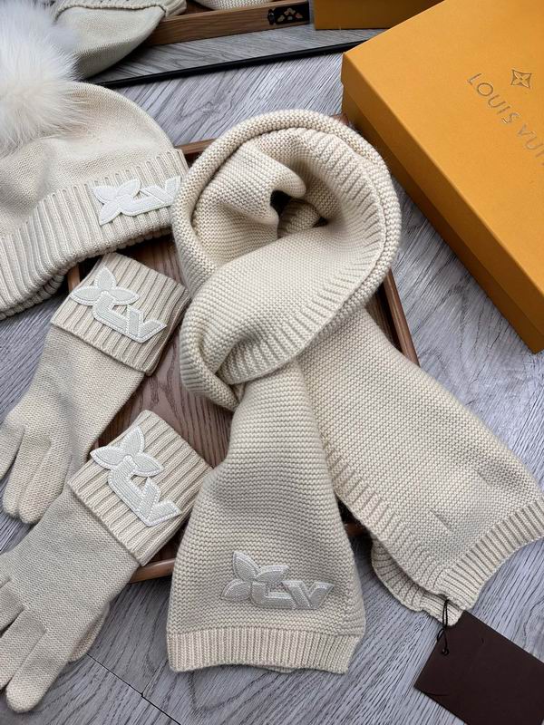 LV scarf hat Gloves 01 (22) 2311362