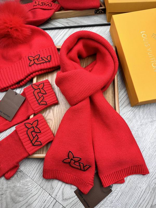 LV scarf hat Gloves 01 (37) 2311377