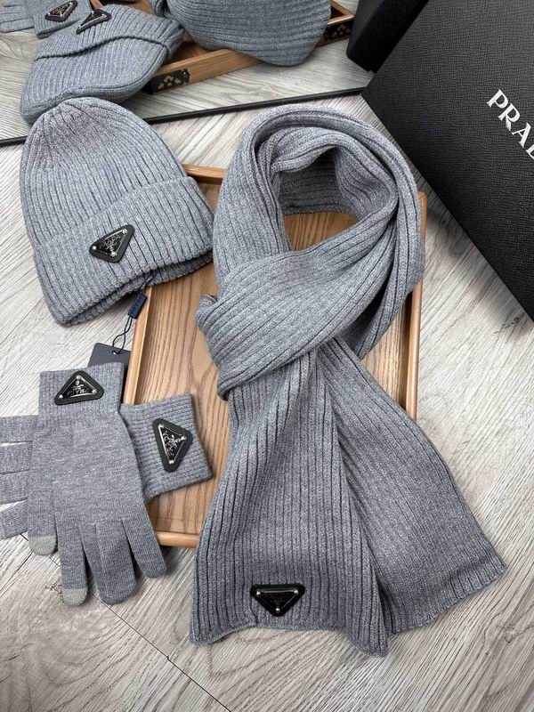 Prada Scarf Hat Gloves dx (39) 2316423