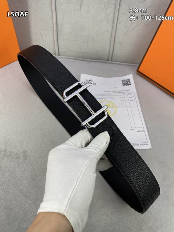 Hermes belt 38mmX100 125cm 8L (128) 3204334