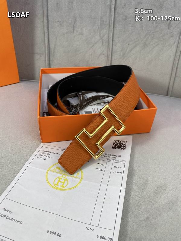 Hermes belt 38mmX100 125cm 8L (138) 3204344