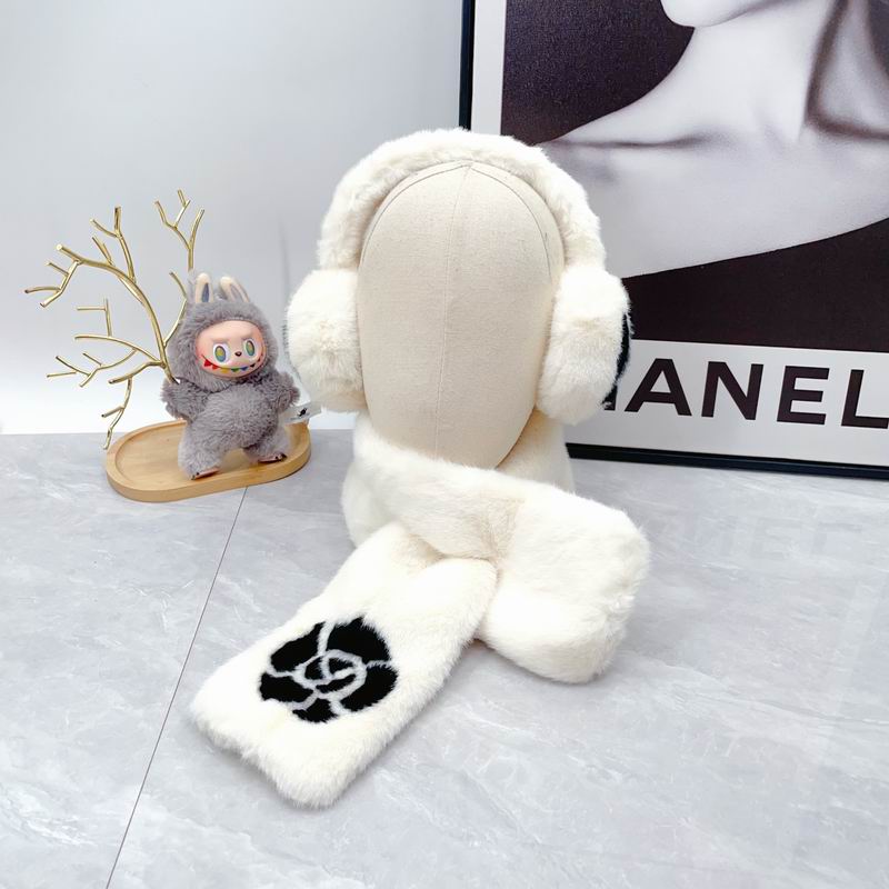Chanel scarf earmuff dx (2) 3321929