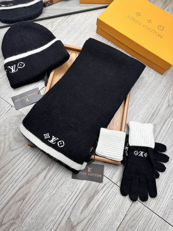 LV Scarf Hat Gloves hm (9) 3339159