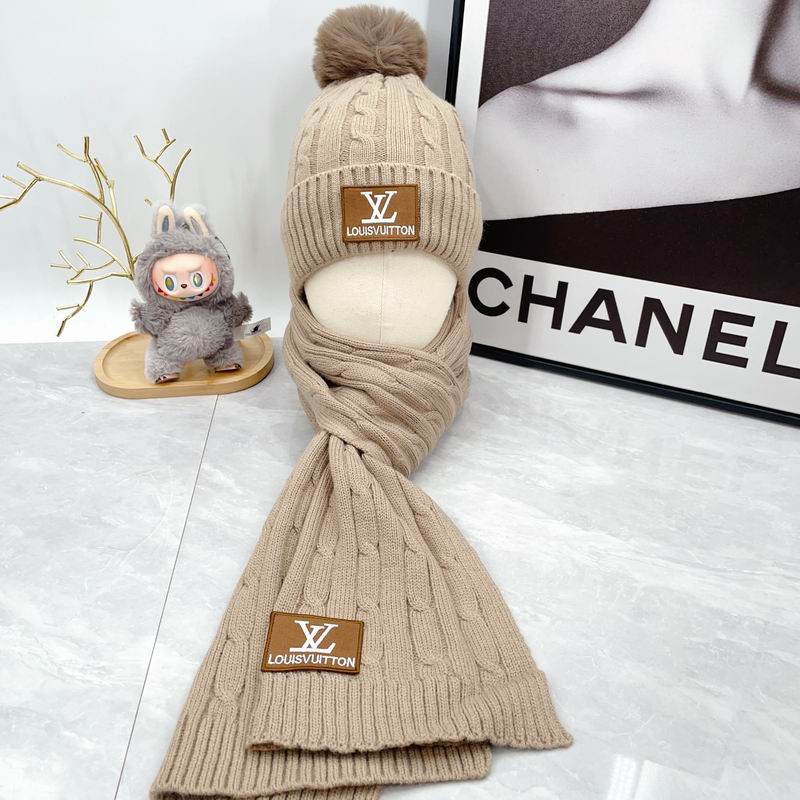 LV scarf hat dx (406) 3293311